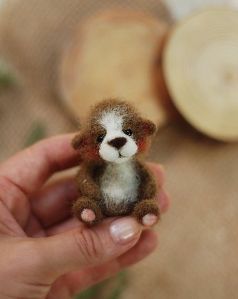 Miś Miniaturka- Jasny Brąz, BoboLobo Handicraft