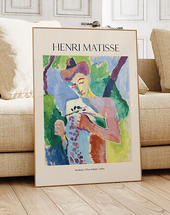 Plakat Reprodukcja Henri Matisse - Modesty (The Italian), OKAZJE - Prezenty na 18 dla syna