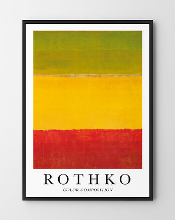 Plakat Rothko Color Composition, OSOBY - Prezent dla przyjaciółki