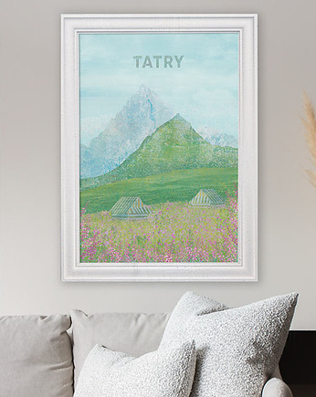 Plakat Tatry latem - Hala Gąsienicowa, minimalmill