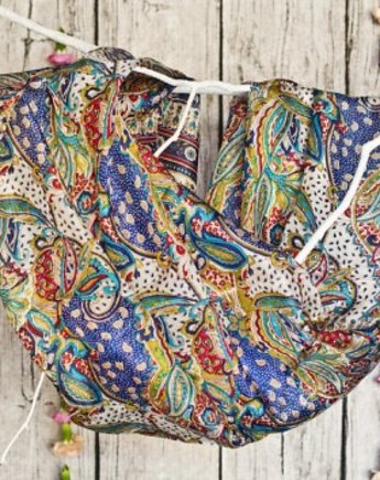 Szal jedwabny Orient., BOHO STREET WEAR
