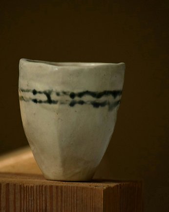Porcelanowy CZARKoKIELISZEK_4, LEP NA GLINĘ