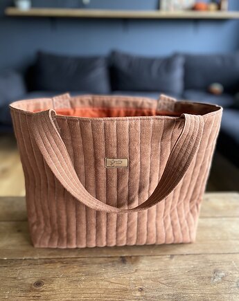 Torba lniana Everyday - ruda, gucialoveskids