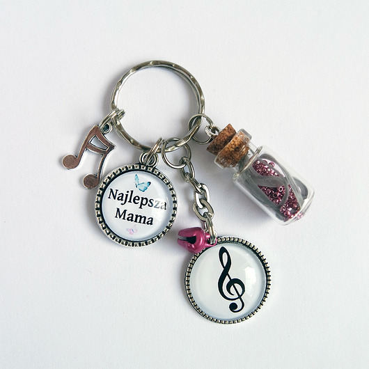 breloki Breloczek - Mama, nutka, fiolka