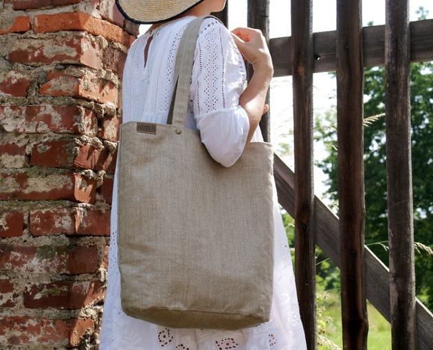 Owal shopper len manufakturaMMS