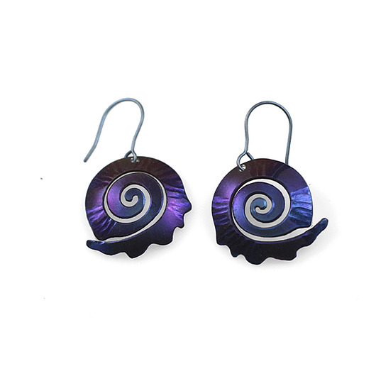 kolczyki - inne Ślimaki tytanowe