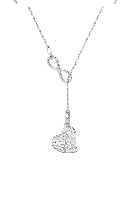 NASZYJNIK SREBRO SERDUSZKO kryształ SWAROVSKI® Coccola JEWELLERY