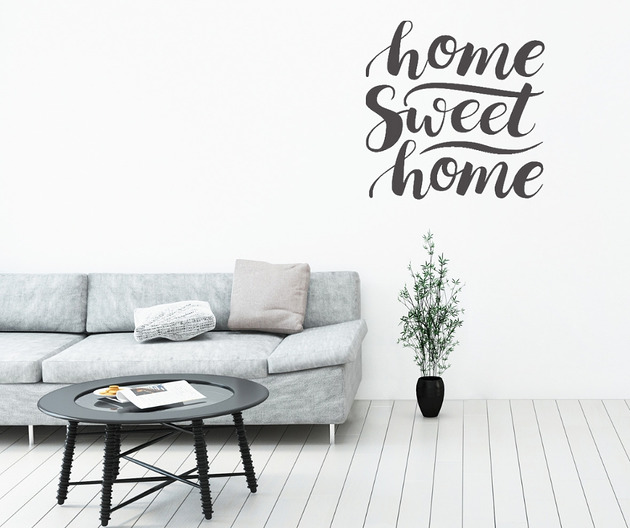 Napis na ścianę Home sweet home 4FunDesign