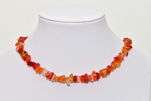 chokery Choker Naszyjnik Karneol Kamień naturalny