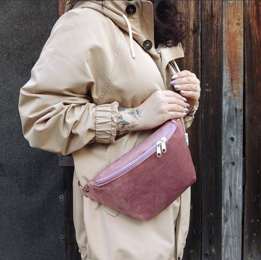 saszetka nerka Nerka  XXL Basic rosewood