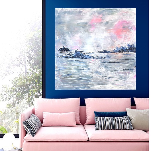 obrazy Obraz ręcznie malowany 90x90