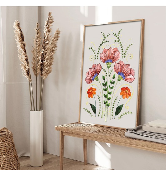 plakaty Plakat. Kwiaty