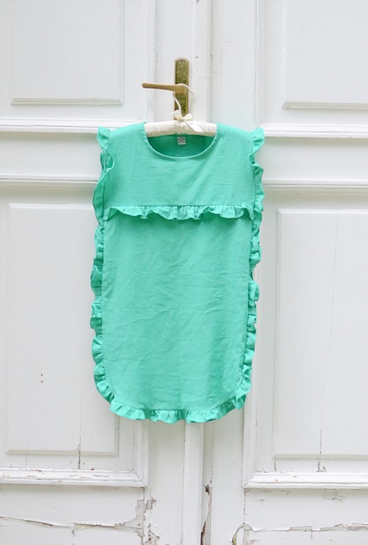 Frill Dress - szmaragd FoureMki
