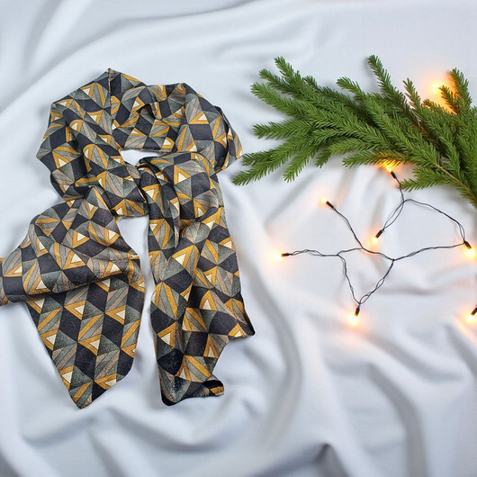 szale damskie Jedwabny szal