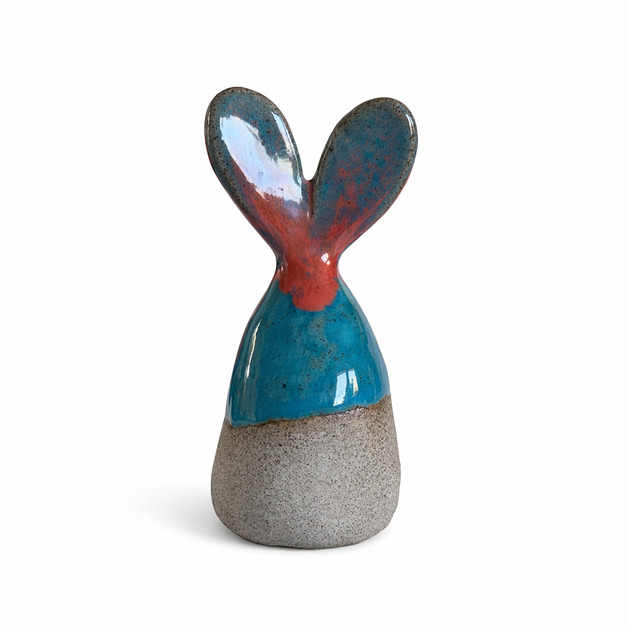 ozdoby wielkanocne Zając ceramiczny