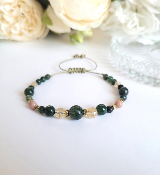 bransoletki z kamieni naturalnych BYK- Bransoletka zodiakalna regulowana