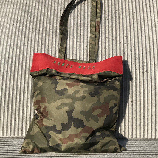 torby na ramię Torba typu shopper z tkaniny wodoodpornej i skóry