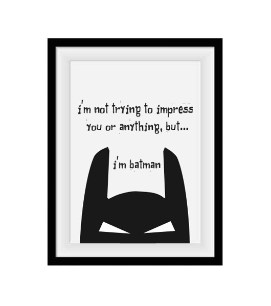 inne SuperBohater - i'm batman