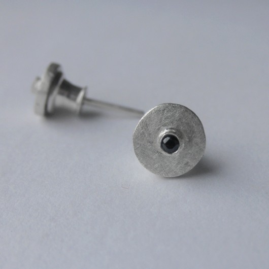 kolczyki z kamieniami Kolczyki OKRĄG