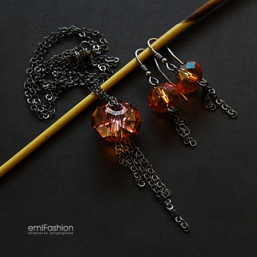 kryształ Swarovski Crystal Copper MAREMI Jewelry