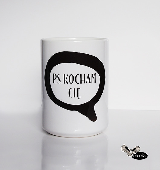 P.S. Kocham Cię, kubek 450ml  Sowia Aleja