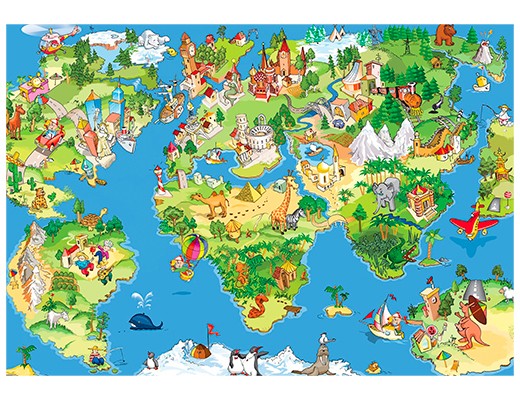 Fototapeta MAPA ŚWIATA  dekornik