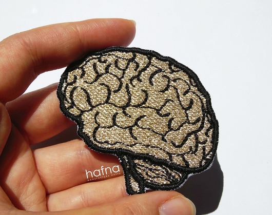 Naszywka Gold Brain  HafnaHaft