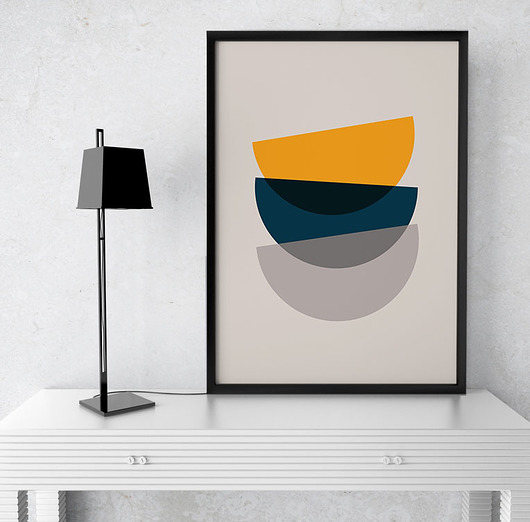 Figury 1 - grafika - plakat geometryczny PLAKATY GEOMETRYCZNE