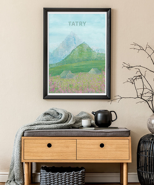 plakaty Tatry - Hala Gąsienicowa - plakat 50x70 cm