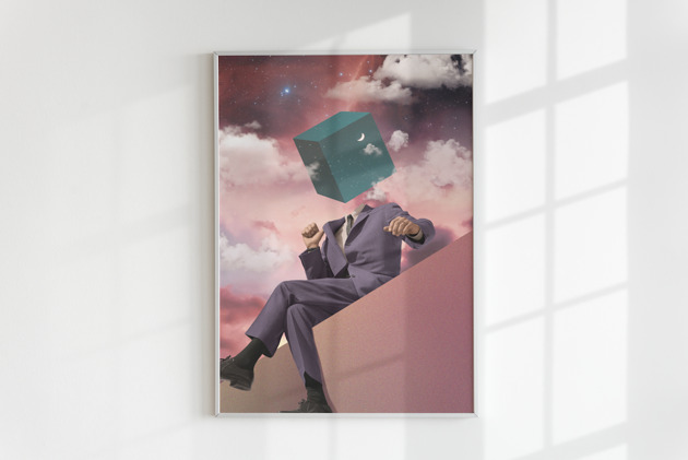 plakaty Plakat OUTSIDER (kolaż)