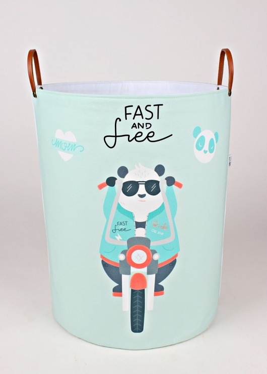 Ogromny pojemnik z pandą na motorze gucialoveskids