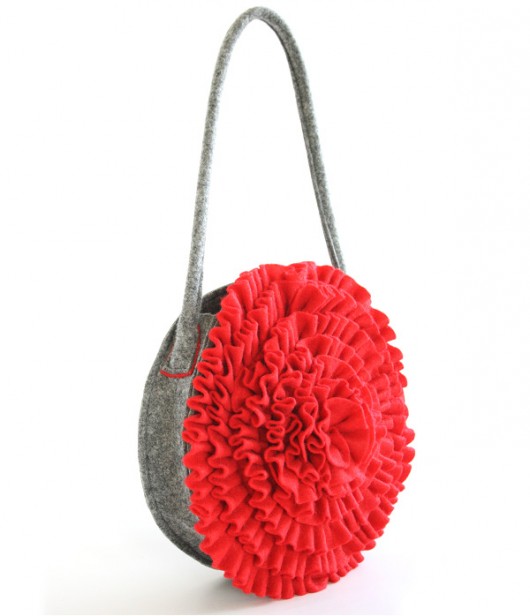 big goffro bag intensywnie czerwona alter trendy mody