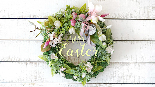 wianek wielkanocny "happy easter" ci sza