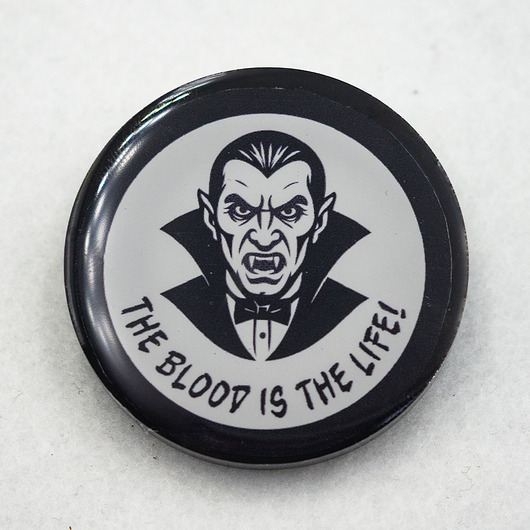 akcesoria różne Przypinka gotycka z żywicy Dracula pin_print Goth 007