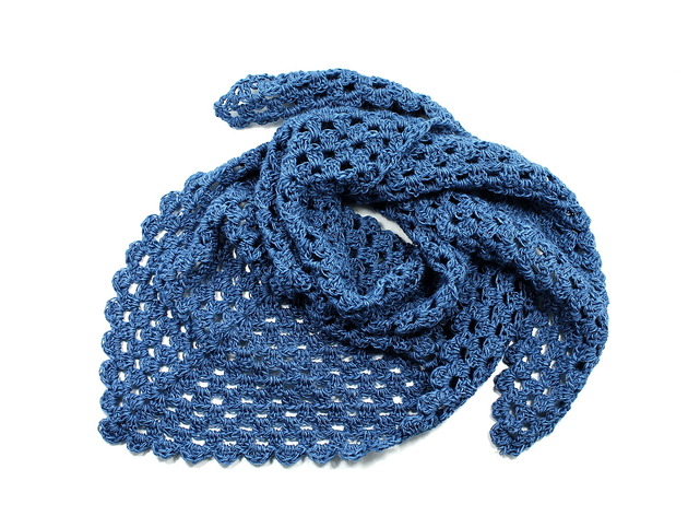 apaszki Chusta apaszka ażurowa szydełku Biba