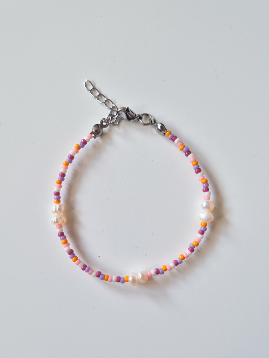 bransoletki z kamieni naturalnych Prosta kolorowa bransoletka prosta minimalistyczna