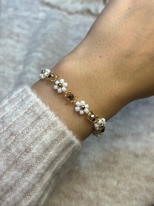 bransoletki ze szkła Bransoletka z koralików