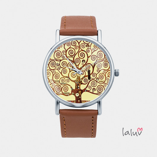 Zegarek z grafiką KLIMT TREE OF LIFE laluv