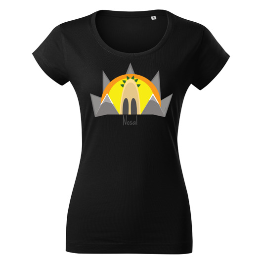 t-shirt damskie Nosal grafika by Szymon Rabiasz