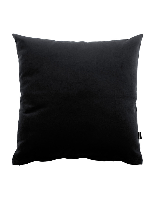 Velvet czarna poduszka dekoracyjna 45x45 Poduszkowcy