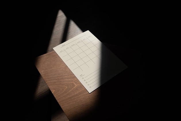 kalendarze i plannery Planer Magnetyczny Beige