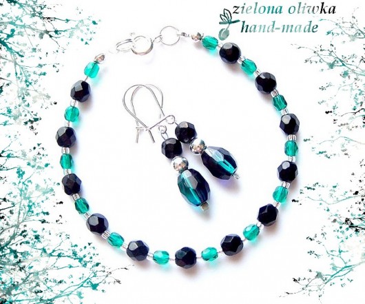 Emerald Forest - z kolekcji Cristal Moods zielona oliwka