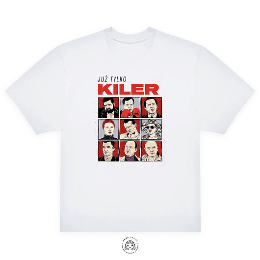 t-shirty męskie Koszulka - Kiler (biała) unisex