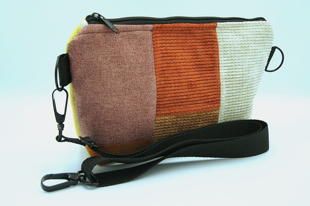 saszetka nerka Nerka patchwork w odcieniach jesiennych