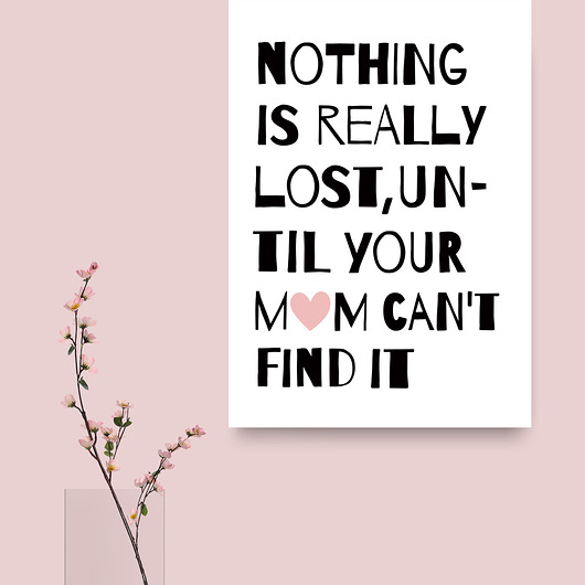 Nothing is really lost... | plakat A3 milostudio