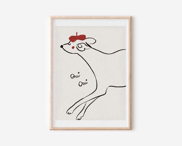 plakaty Plakat  Francuski piesek