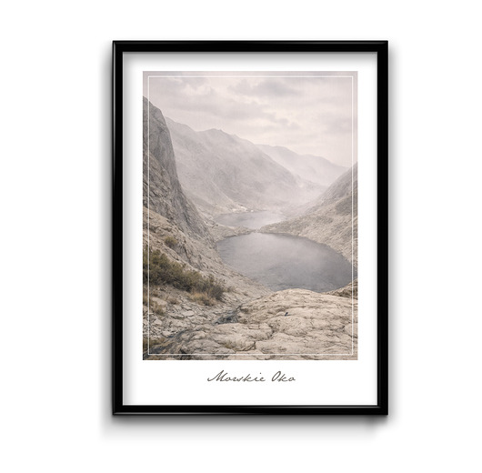 plakaty Plakat Morskie Oko Sepia