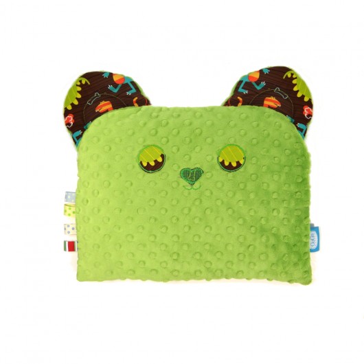 Poduszka SLEEPY BEAR dinozaury/zielony GuGa DESIGN