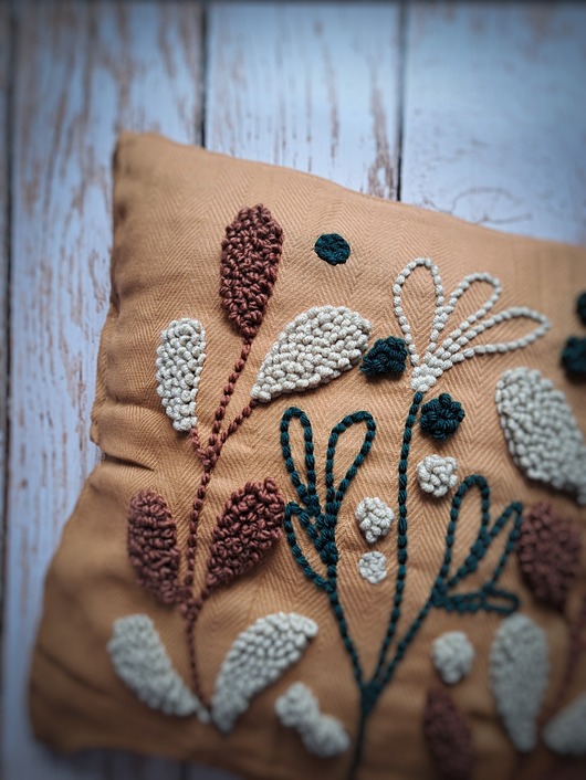 poduszki plecione Poduszka dekoracyjna  floral kwiaty