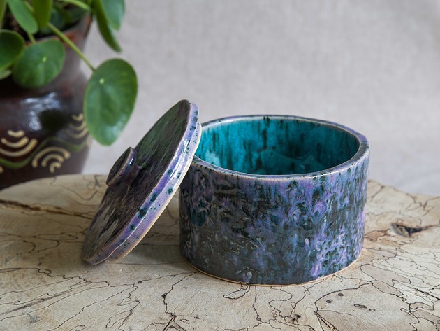 pojemniki na biżuterię Szkatułka ceramiczna